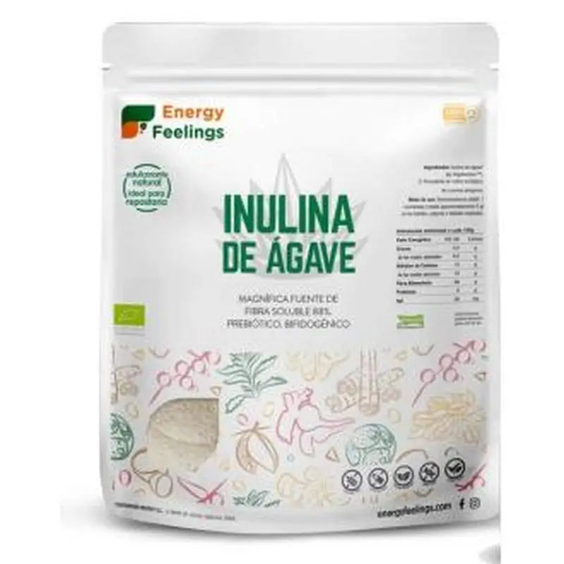 Energy Feelings Agave Inulin Powder 1Kg. Eco Vegan