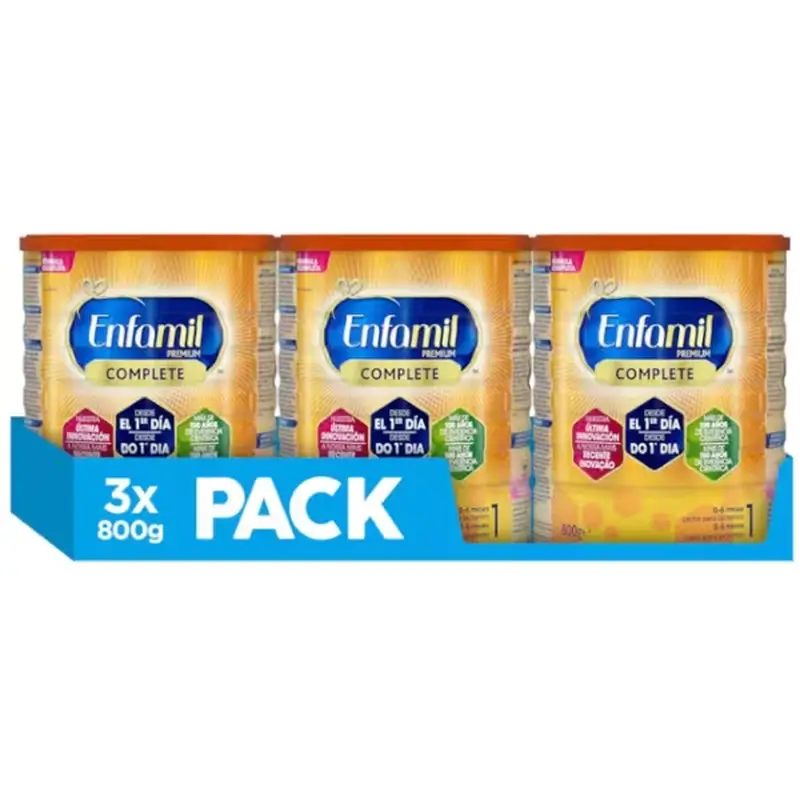Enfamil Complete 1 Lait de démarrage, paquet de 3 x 800g