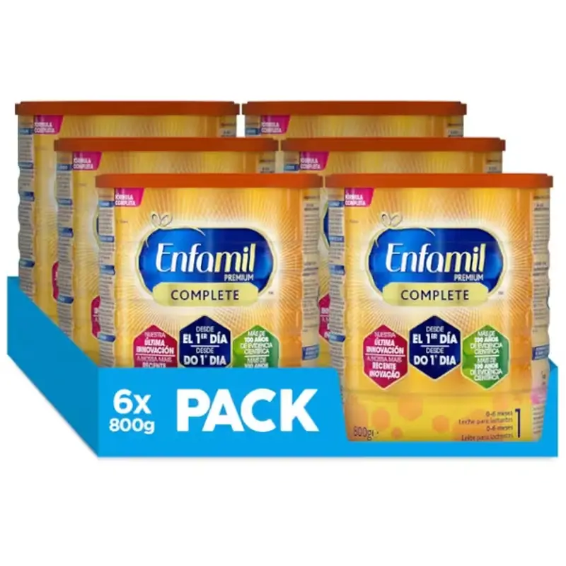 Enfamil Complete 1 Lait de démarrage, Pack 6 X 800 Gr
