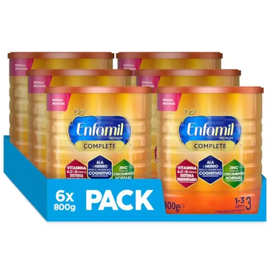 Enfamil Complete 3 Lait de croissance, Pack 6 X 800 Gr