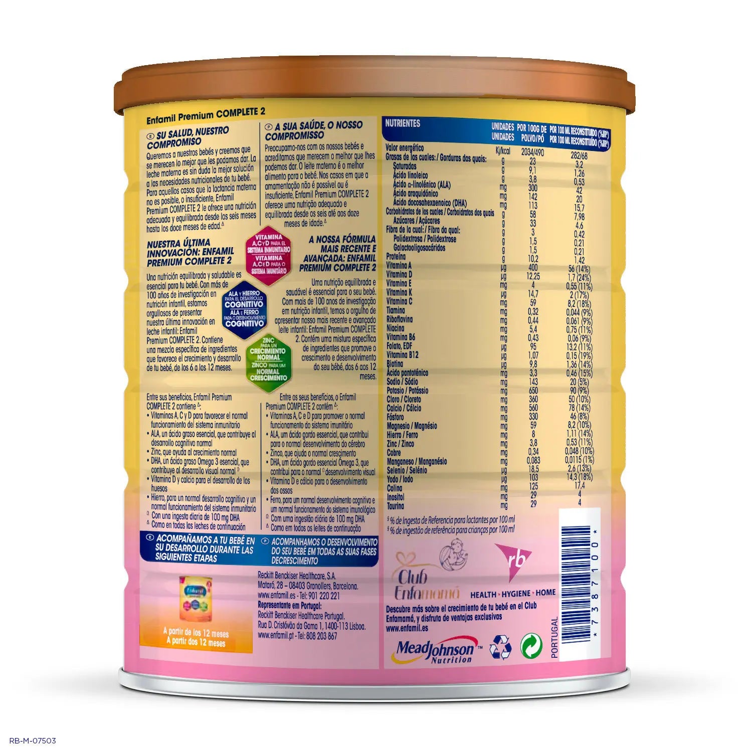Enfamil Complete 2 lait maternisé, 800g