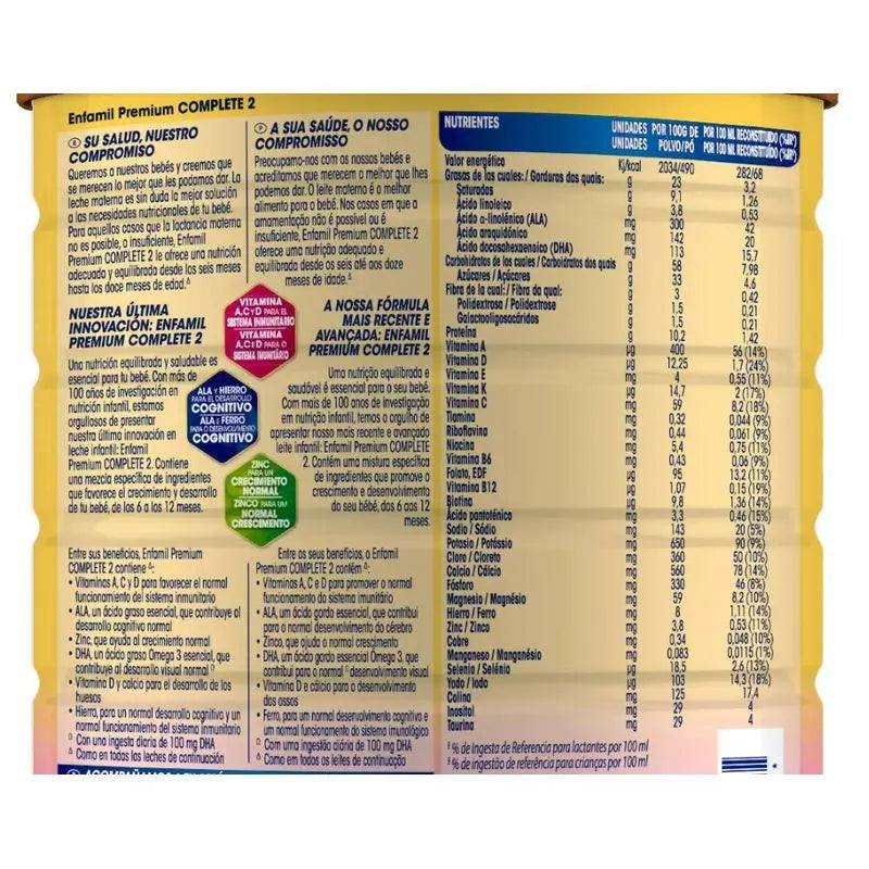 Enfamil Complete 2 lait maternisé, 800g