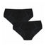Enna Menstrual Panty Teens Sporty - débit moyen, 152 cm, noir, paquet de 2 unités