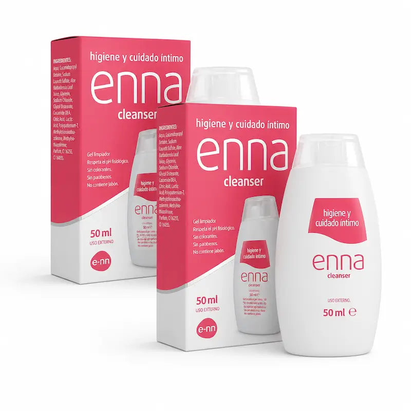 Enna Cleanser Gel nettoyant intime Hygiène et soin, 2 x 50 ml