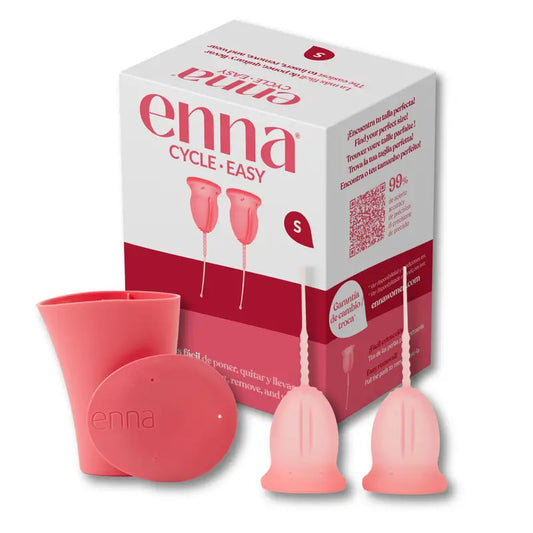 Enna Cycle Easy Coupe Menstruelle Taille S, 2 coupes + boîte stérilisée