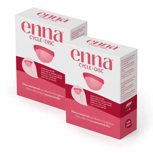 Coupe menstruelle Enna Cycle Disc, paquet de 2