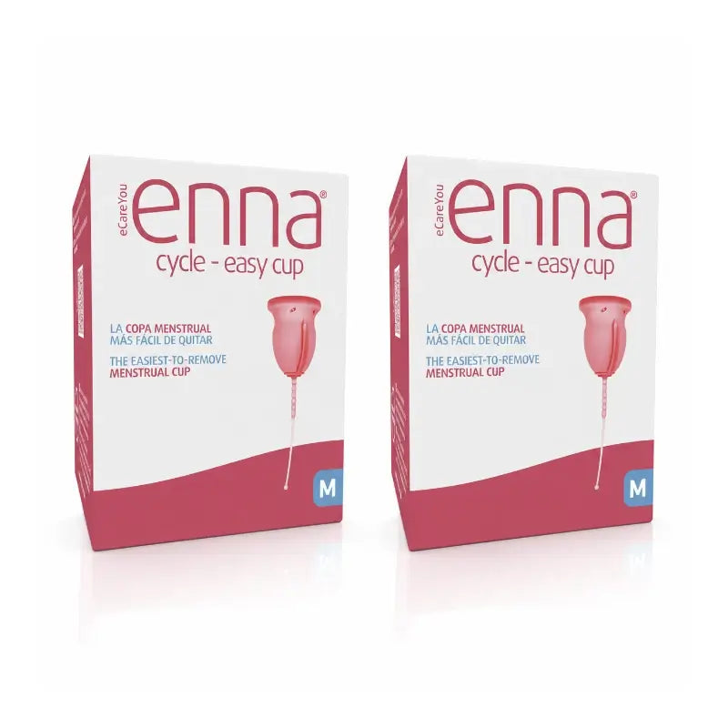 Enna Cycle Easy Coupe Menstruelle Taille M, Pack 2 Unités