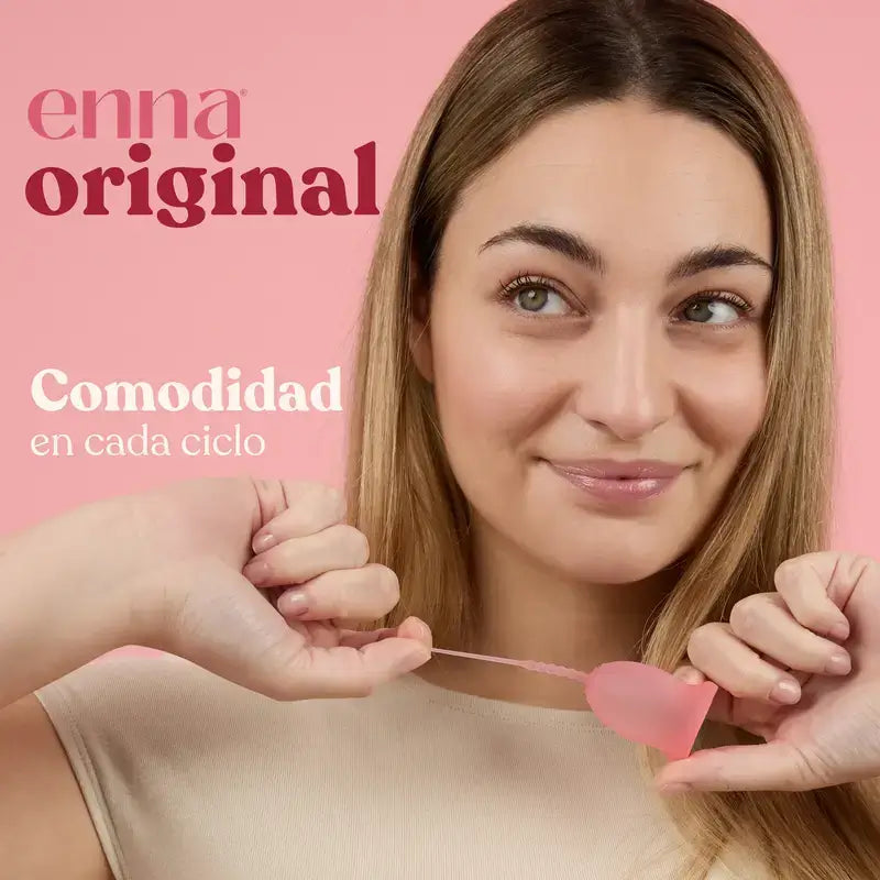 Coupe menstruelle Enna Cycle Original sans applicateur, taille L, paquet de 2 unités