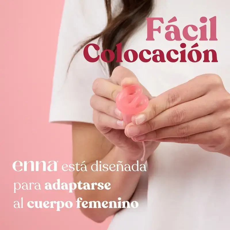 Coupe menstruelle Enna Cycle Original sans applicateur, taille M, paquet de 2 unités