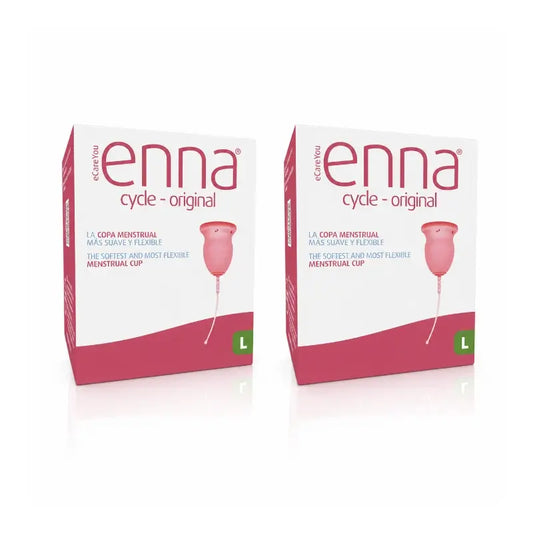 Coupe menstruelle Enna Cycle Original Taille L, paquet de 2 unités