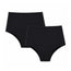 Enna Incontinence Femmes Taille Haute 40 Ml Absorption, Taille 2XL, Noir Pack 2 PCs