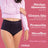 Enna Incontinence Femmes Taille Haute 40 Ml Absorption, Taille XL, Noir