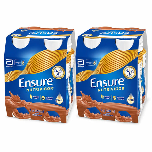 Ensure Nutrivigor Milkshake au chocolat, paquet de 8x220 ml