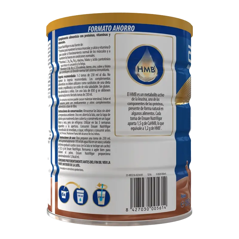 Ensure Nutrivigor Adulte Chocolat, 850 g