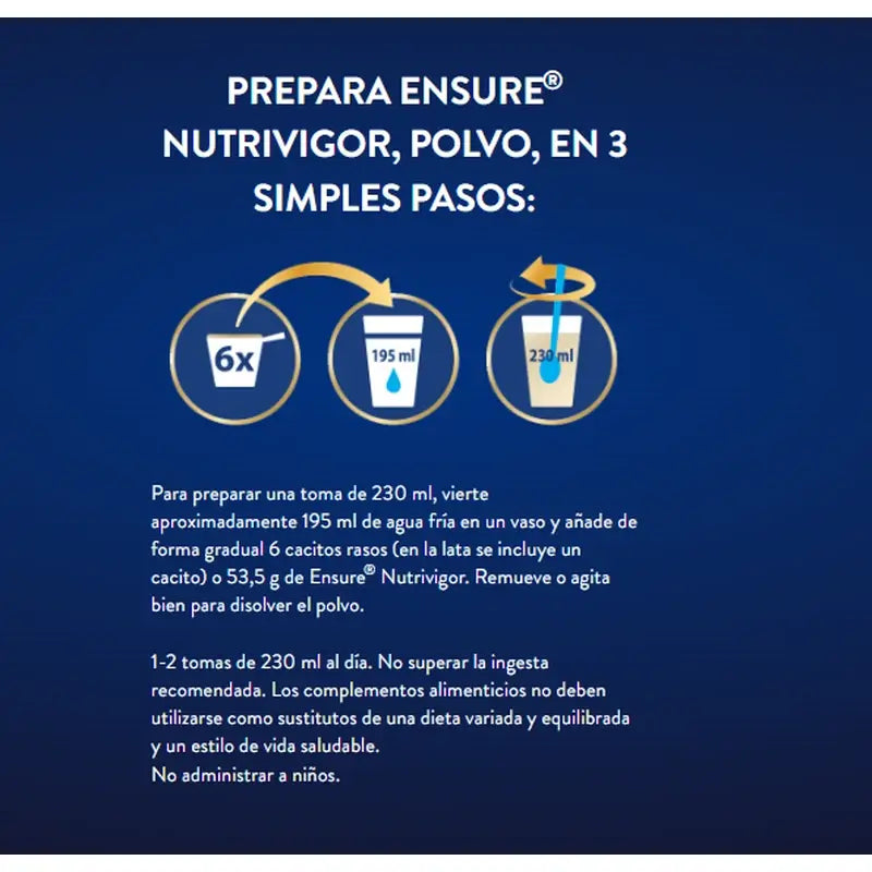 Ensure Nutrivigor Boîtes de chocolat, paquet de 3x850g