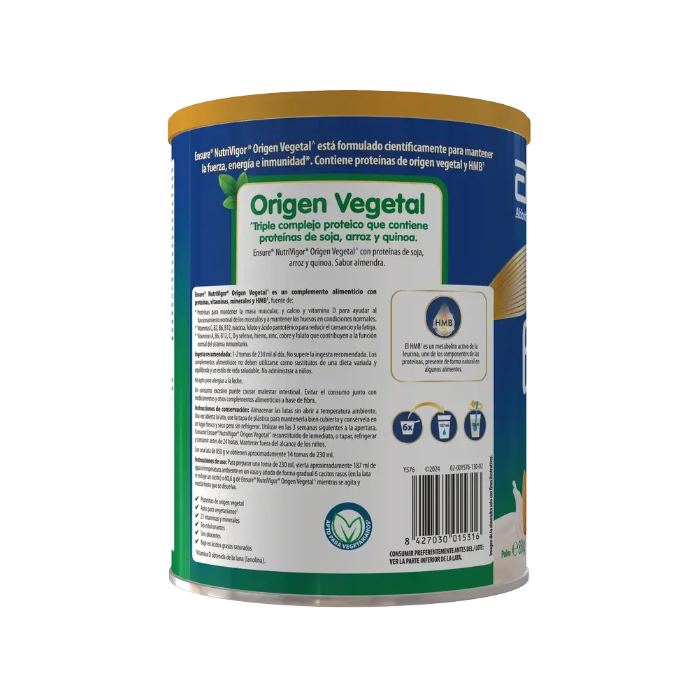 Ensure Nutrivigor Vegetable Origin Almond Flavour Adult, 850 g