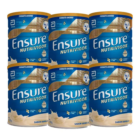 Ensure Nutrivigor Vanille Boîte en fer blanc, paquet de 6 x 850 grammes