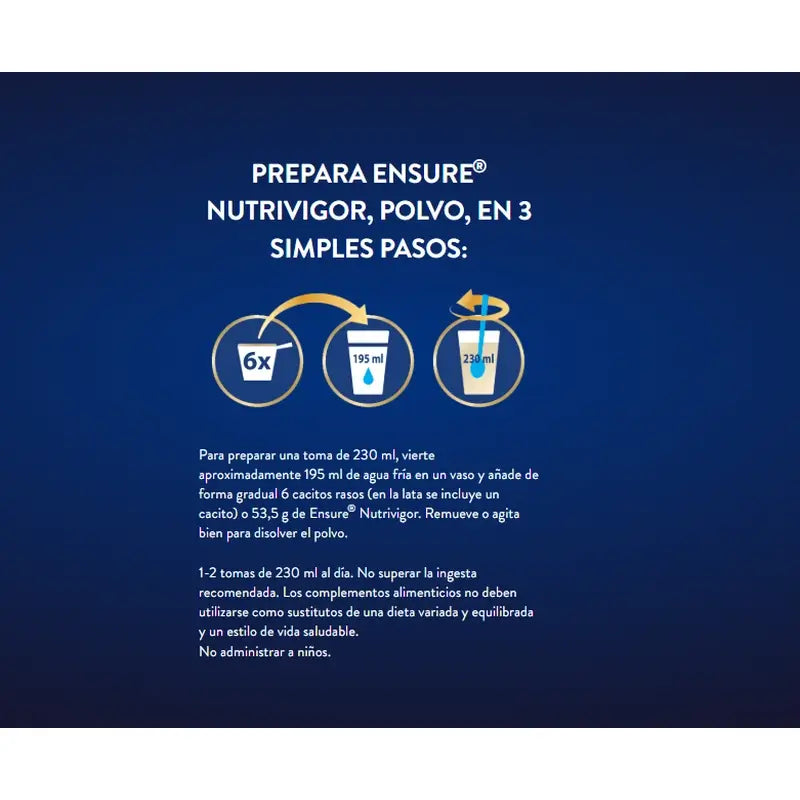 Ensure Nutrivigor Vanille Boîtes, Pack 2x850 grammes