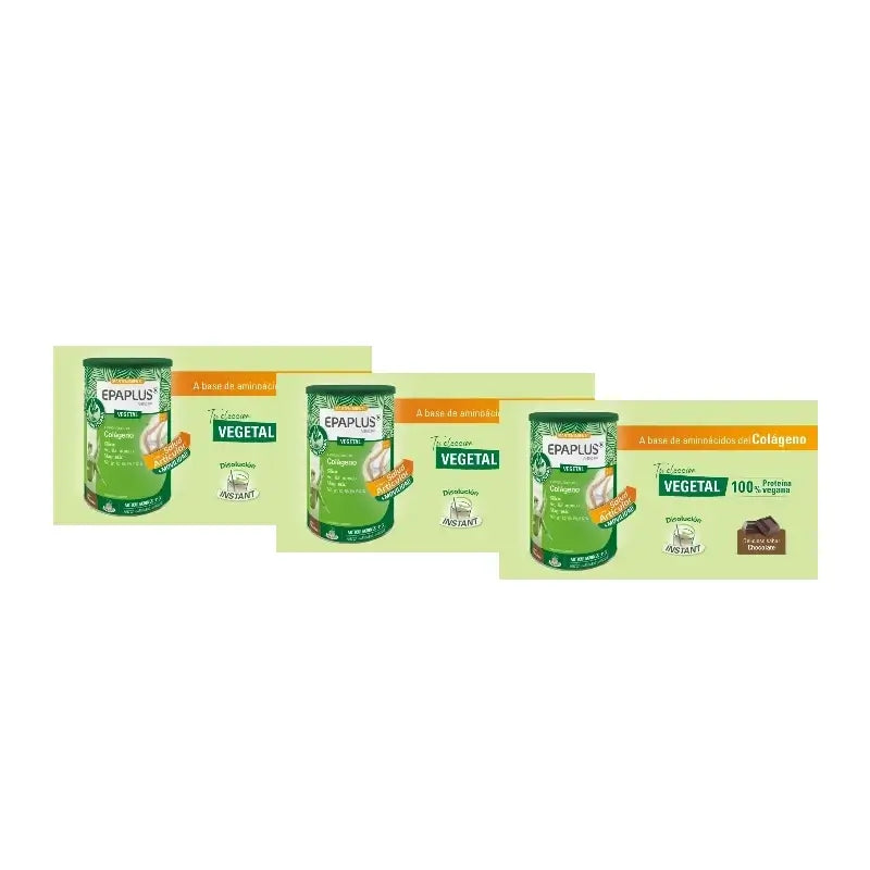 Epaplus Arthicare Collagène d'origine végétale, saveur chocolat, 30 comprimés, lot de 3