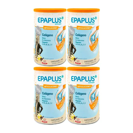 Epaplus Arthicare Collagen Vanilla Flavour, Pack 4 x 328 grammes