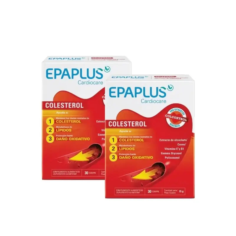 Epaplus Cardiocare Cholestérol, 30 comprimés, lot de 2