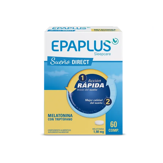Epaplus Sleepcare Melatonin Direct With Tryptophan Plus , 60 comprimés