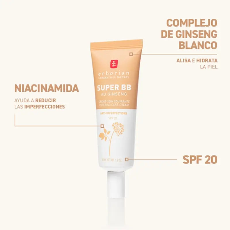 Erborian Super Bb Chocolat, 15 ml