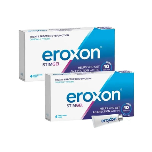 Eroxon Stimgel Gel contre les troubles de l'érection, 2 x 4 tubes unidoses