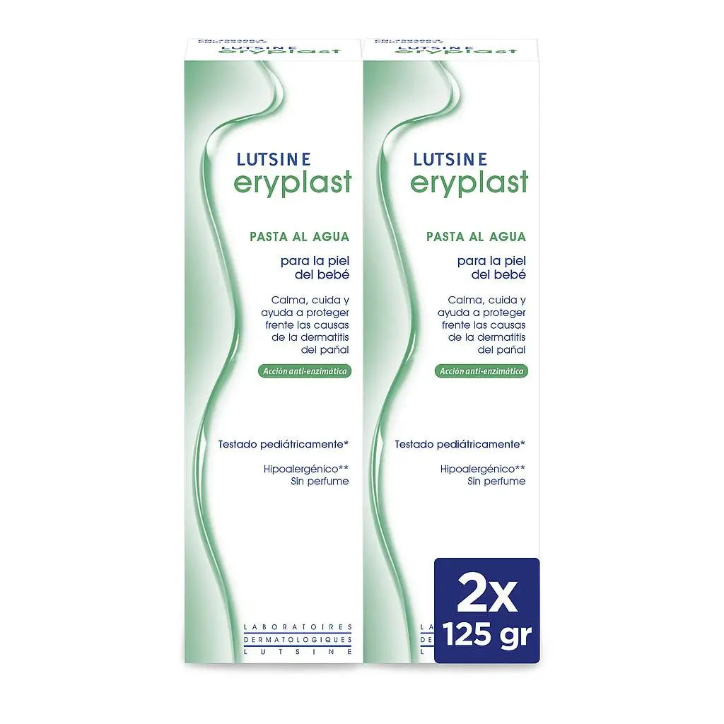 Eryplast Lutsine E45 Water Based Baby Diaper Cream 2X125 gr