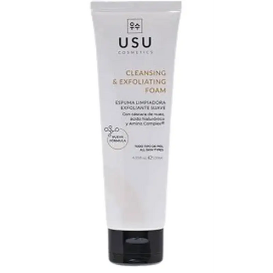 Mousse nettoyante exfoliante douce