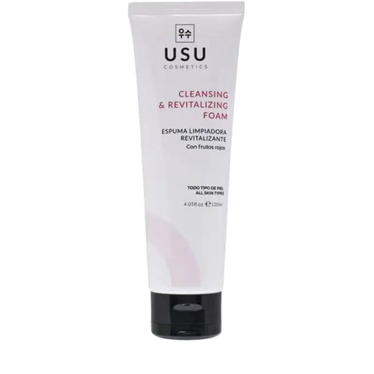 Mousse nettoyante revitalisante aux baies rouges