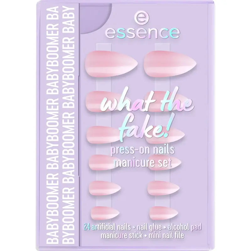 Essence Manicure Set With False Nails What The Fake ! Press-On Nails 03 , 28 pièces
