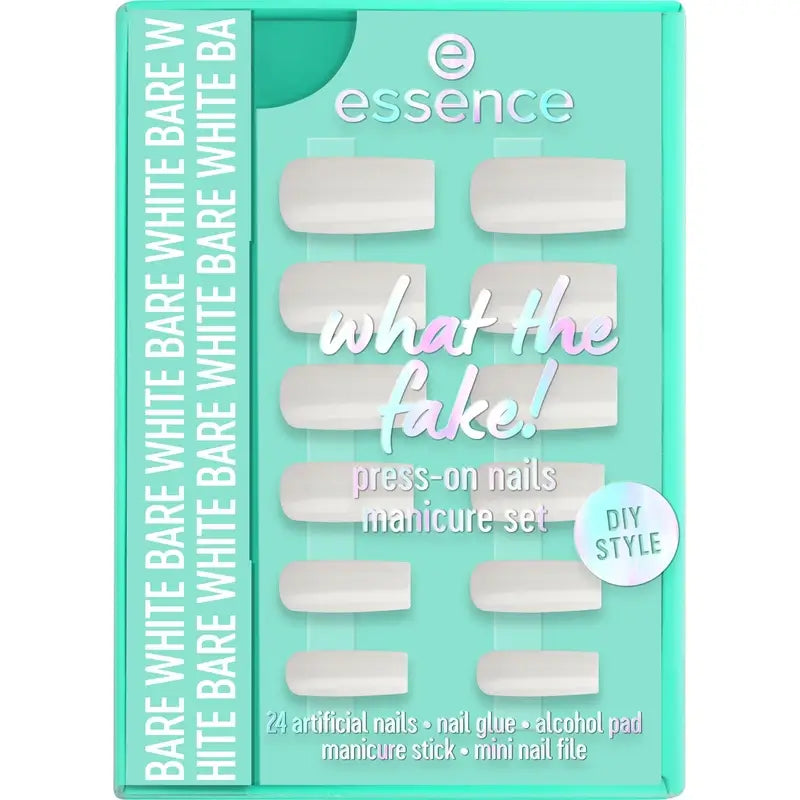 Essence Manicure Set With False Nails What The Fake ! Press-On Nails 04 , 28 pièces