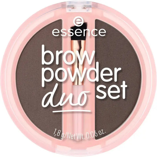 Essence Duo de poudre à sourcils 03 brun, 1,8 g