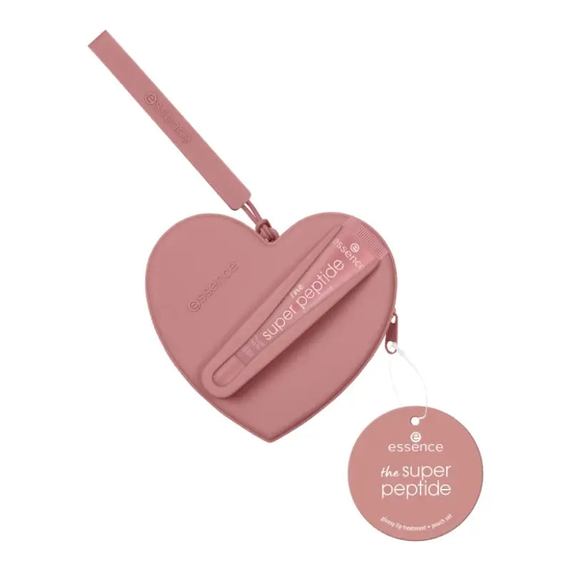 Essence - Soin pour les lèvres « The Super Peptide Glossy » + pochette, coffret 01