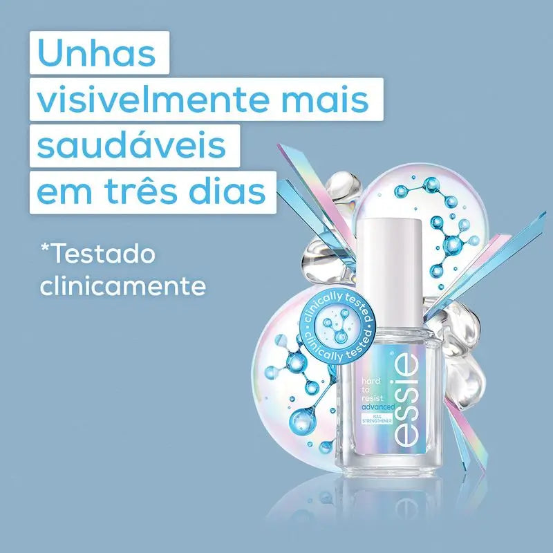 Essie Hard To Resist Advanced, traitement durcisseur d'ongles, technologie Msm, transparent