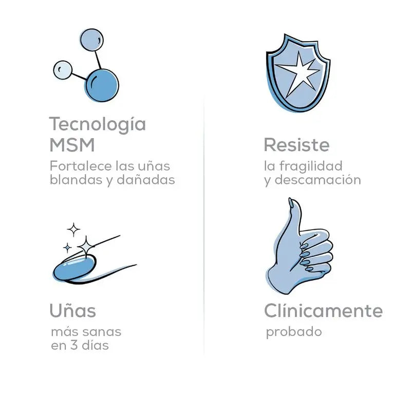 Essie Hard To Resist Advanced, traitement durcisseur d'ongles, technologie Msm, transparent