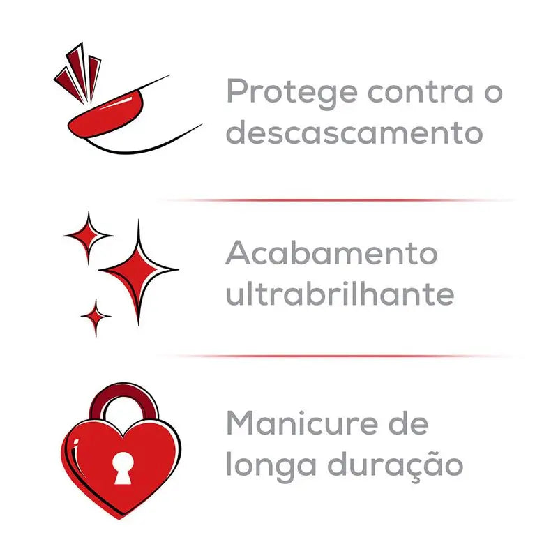 Essie Stay Longer Nail Top Coat, Longue durée jusqu'à 7 jours, séchage rapide