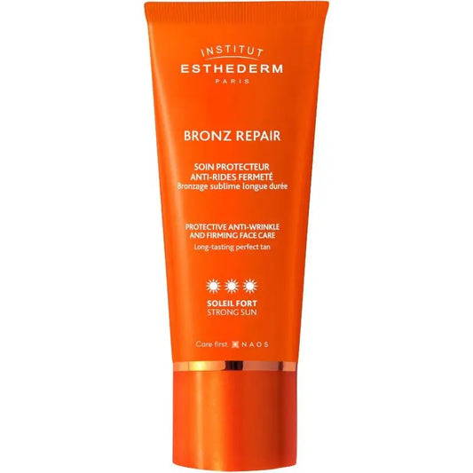 Esthederm Bronz Repair Crema Facial Antiarrugas Sol Fuerte, 50 ml