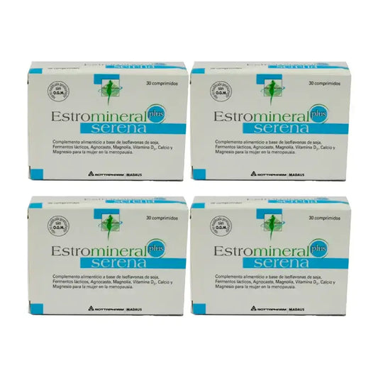 Estromineral Serena Plus, Pack 4 x 30 Comprimés