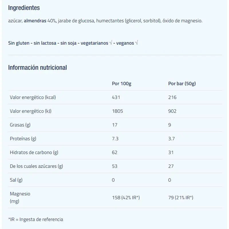 Etixx Ernergy Sport Marzipan Bars 12Pcs.