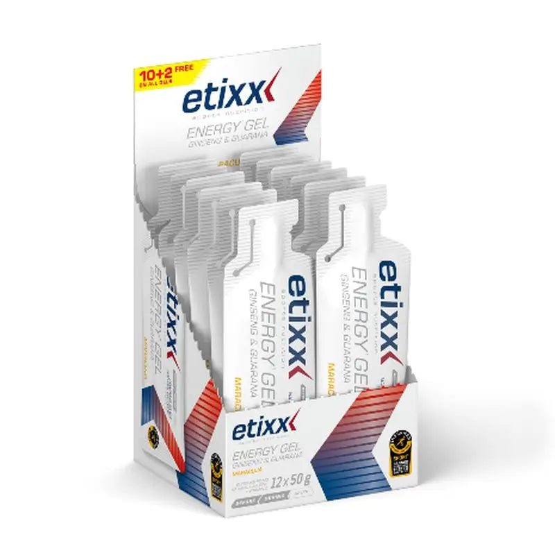 Etixx G&Amp G Energy Gel Passionfruit 12pc.