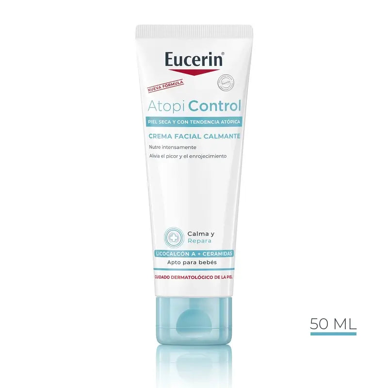 Eucerin Atopicontrol Crème Visage, 50 ml