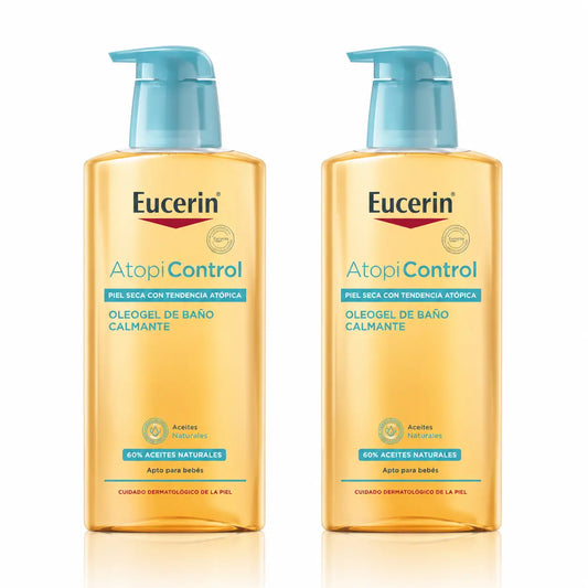 Eucerin Atopicontrol Bain Oléogel, 400ml, pack 2