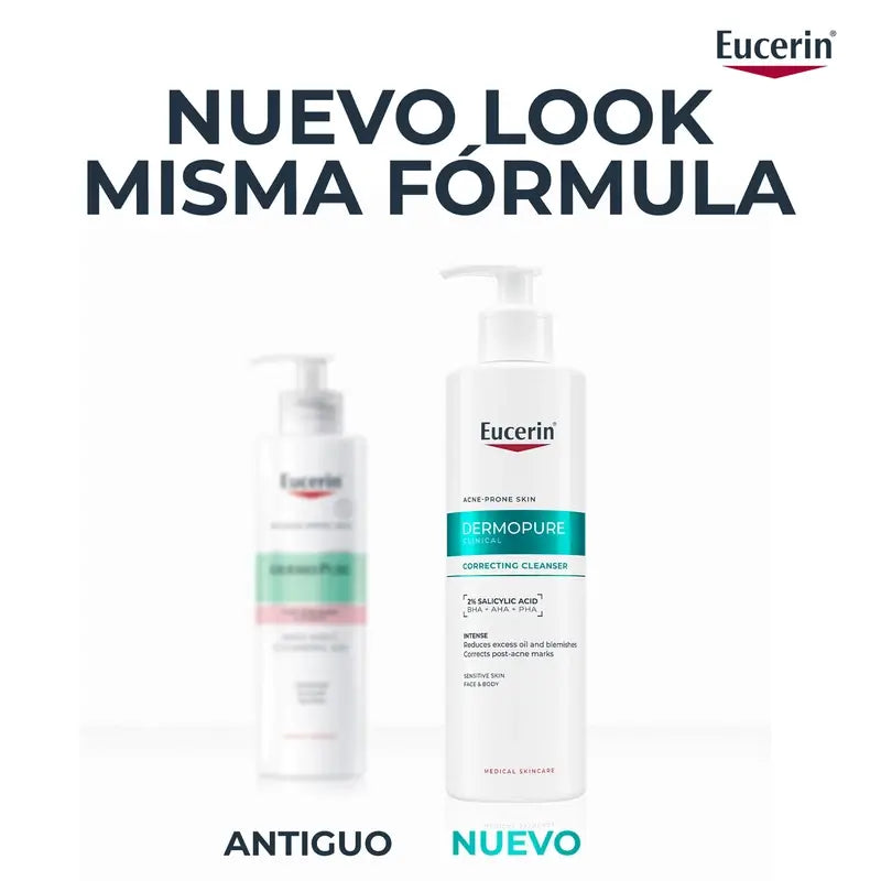 Eucerin Dermopure Triple Effect Cleansing Gel, 400 Ml