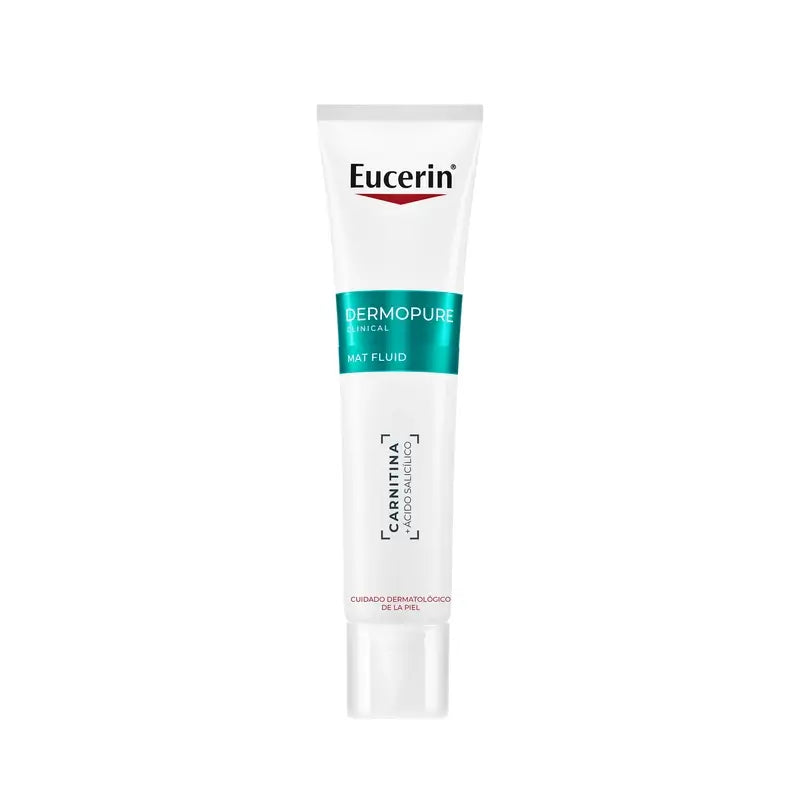 Eucerin Dermopure Fluide hydratant matifiant pour le visage, 50 ml