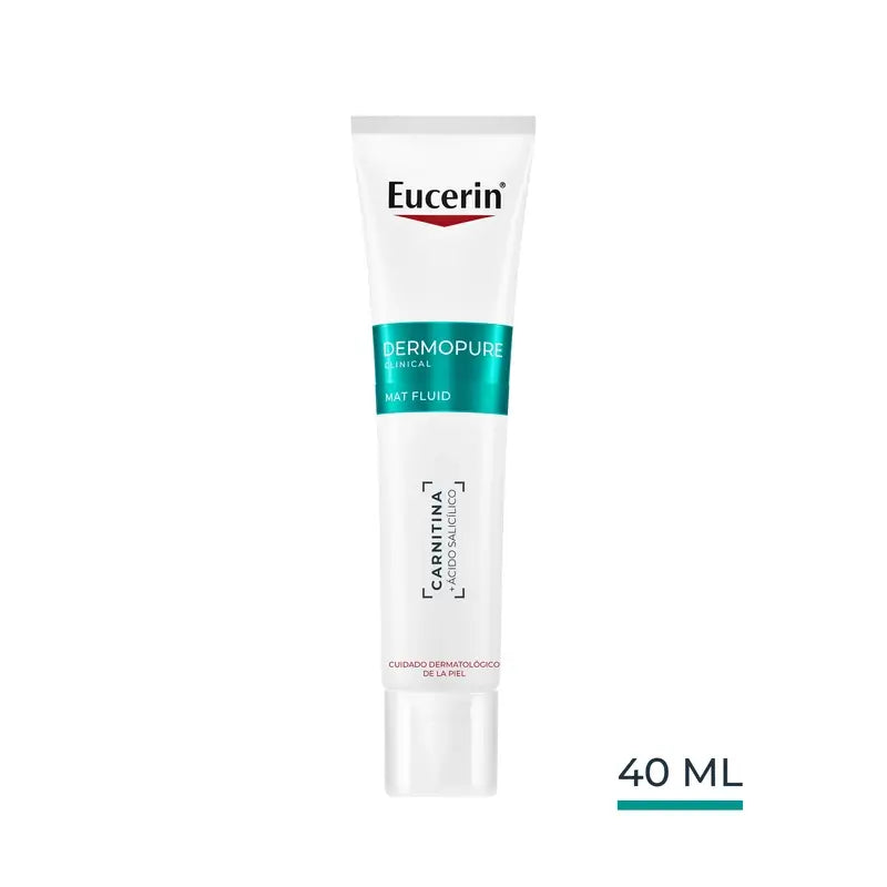 Eucerin Dermopure Fluide hydratant matifiant pour le visage, 50 ml