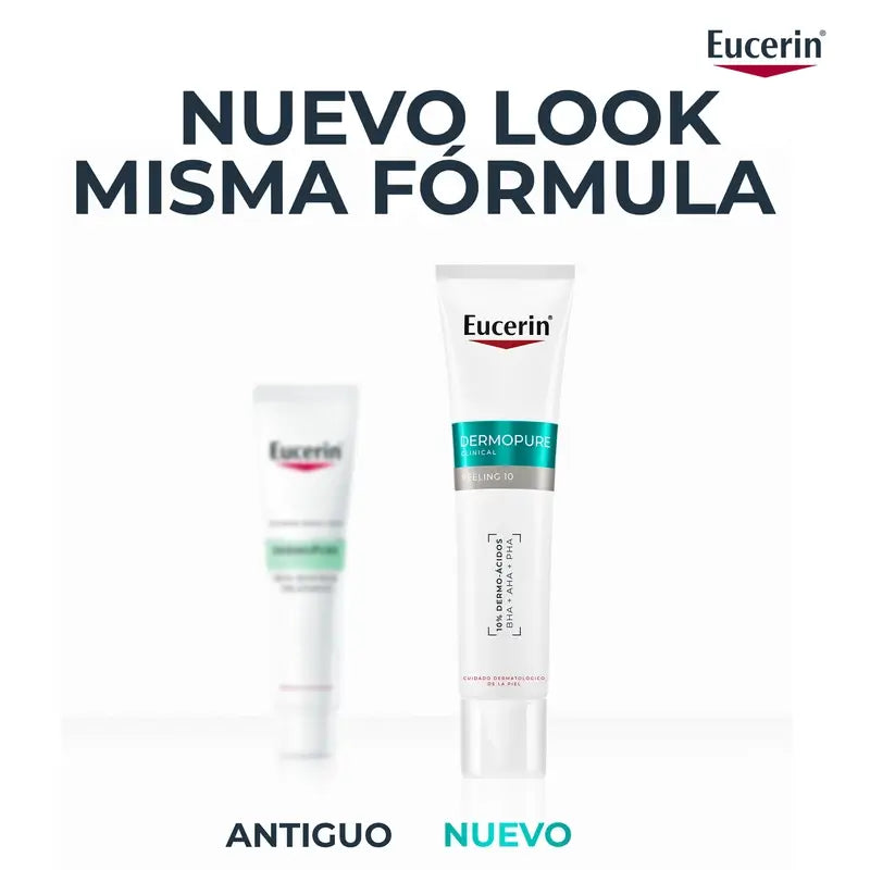 Eucerin Dermopure Peeling 10% Acides Hydroxylés, 40 ml