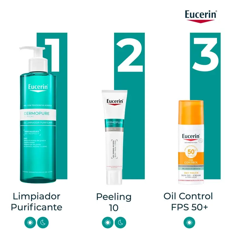 Eucerin Dermopure Peeling 10% Acides Hydroxylés, 40 ml