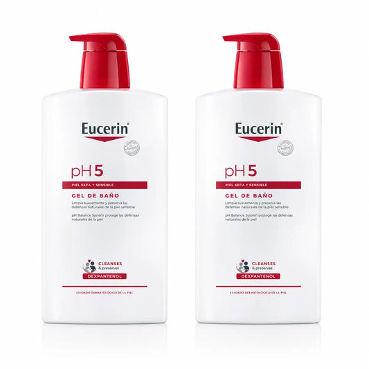 Eucerin Ph5 Gel de bain, 1000ml, pack 2